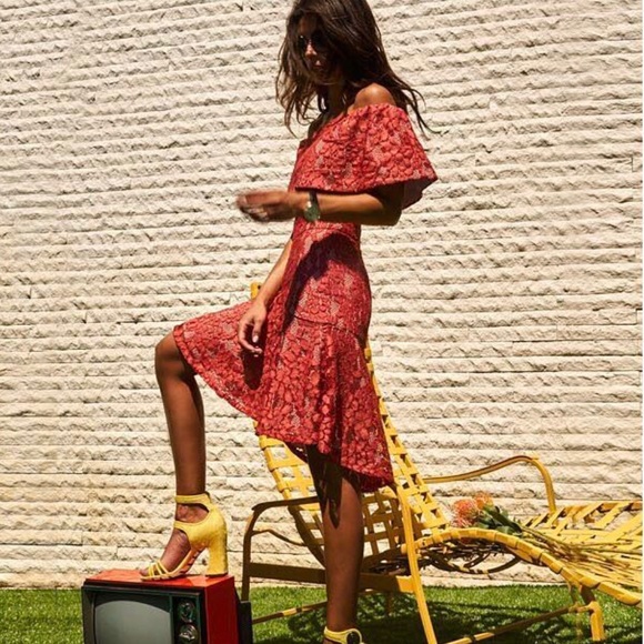 ALEXIS | Pink lace crop top - Picture 3 of 5